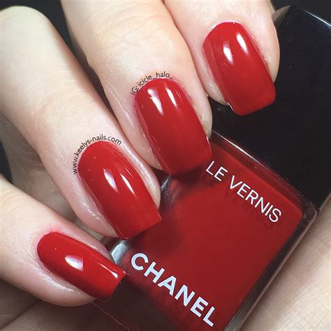 chanel red and white nail|chanel feno nail color.